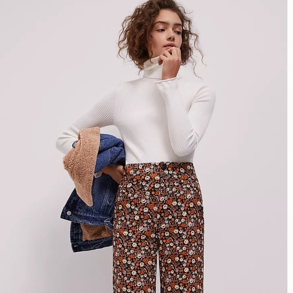 Anthropologie. Maeve Parker Ribbed Turtleneck - Picture 1 of 8